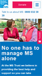 Mobile Screenshot of mstrust.org.uk