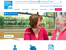 Tablet Screenshot of mstrust.org.uk